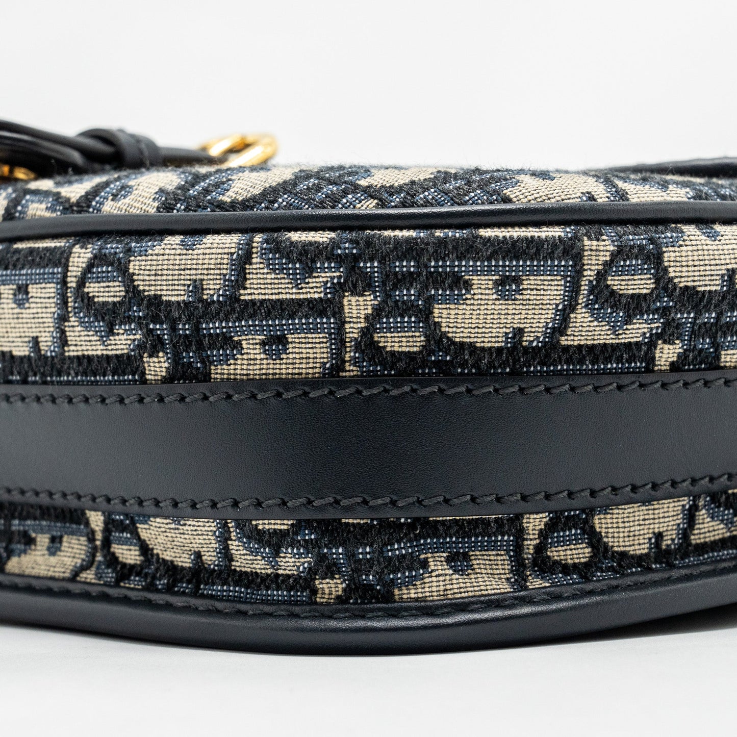 Dior Medium Bobby Bag Oblique Jacquard Blue GHW