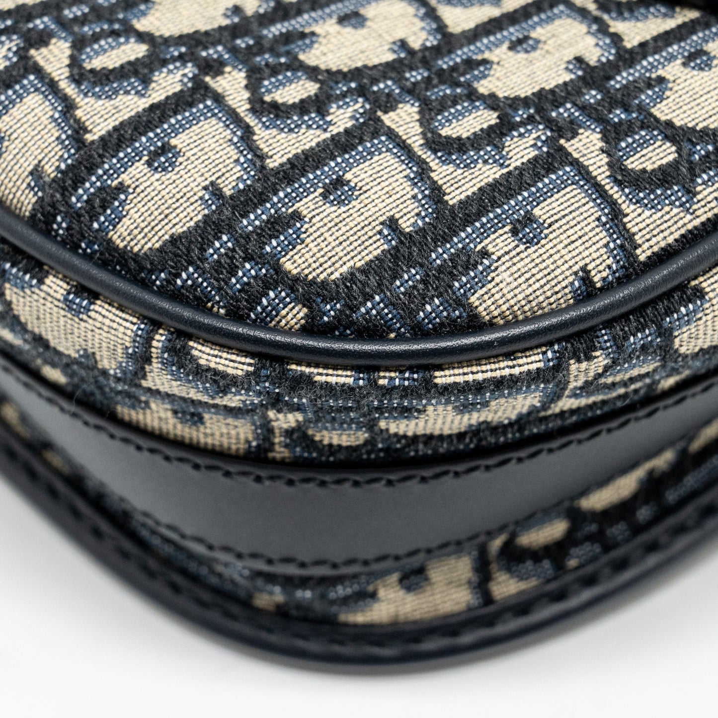 Dior Medium Bobby Bag Oblique Jacquard Blue GHW