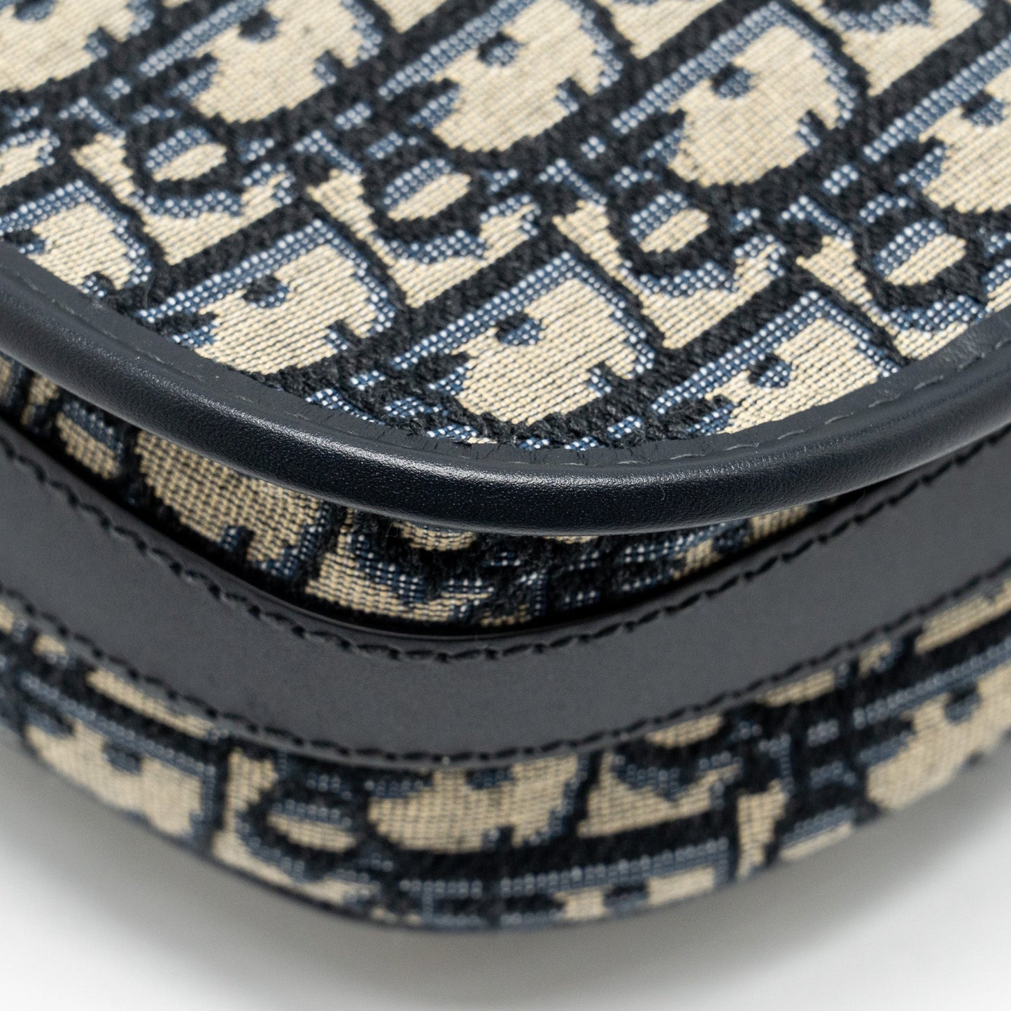 Dior Medium Bobby Bag Oblique Jacquard Blue GHW