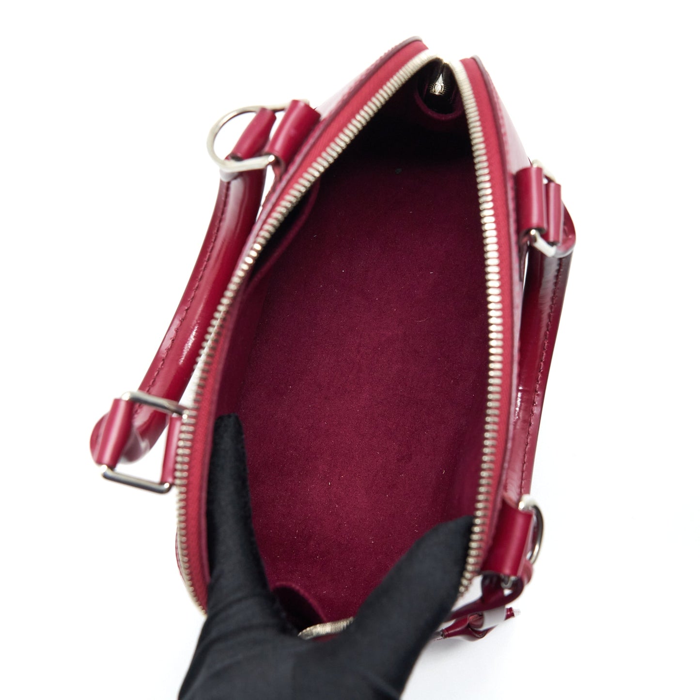 Louis Vuitton Alma BB EPI Dark Red SHW