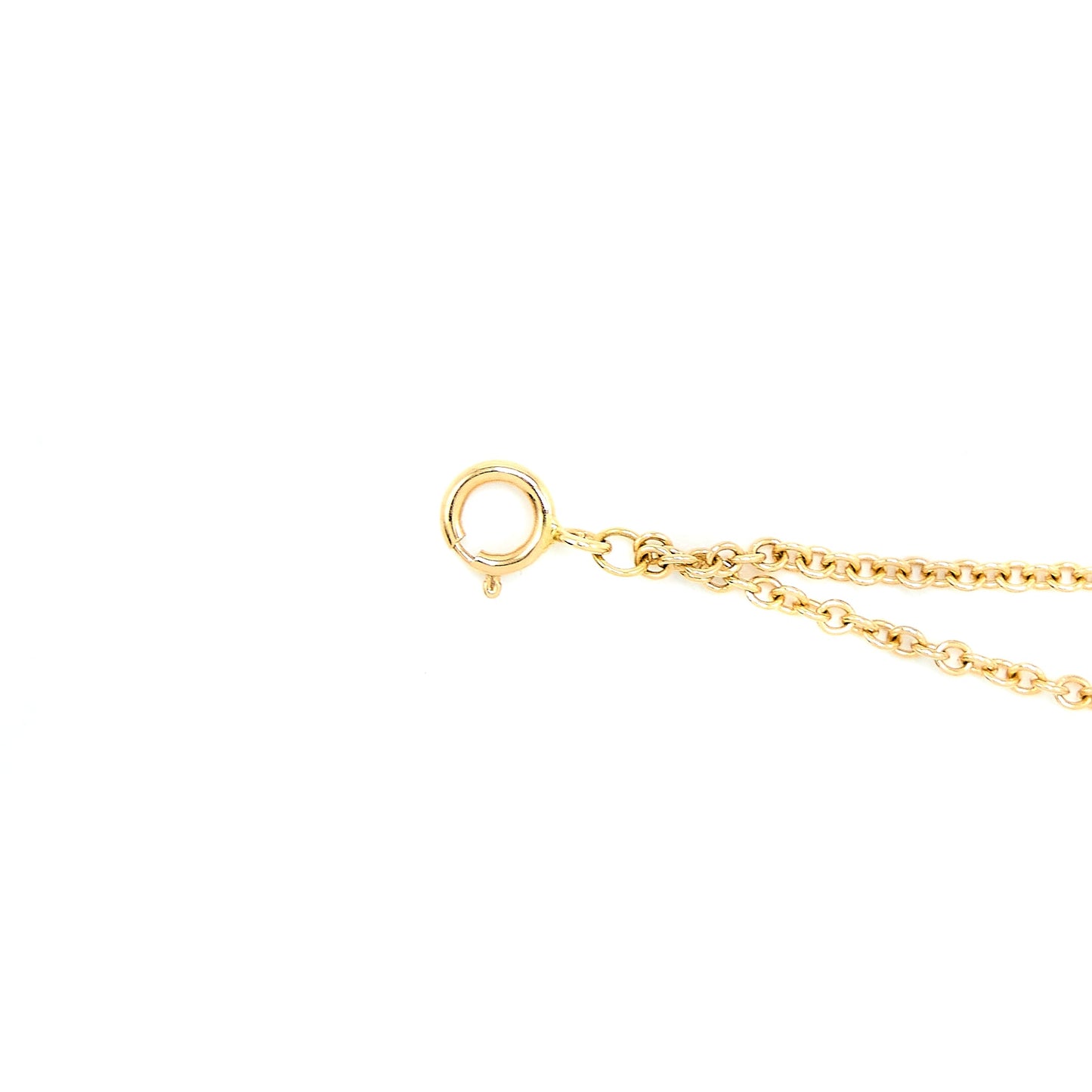 Tiffany Love Heart Tag Key Bracelet Rose Gold