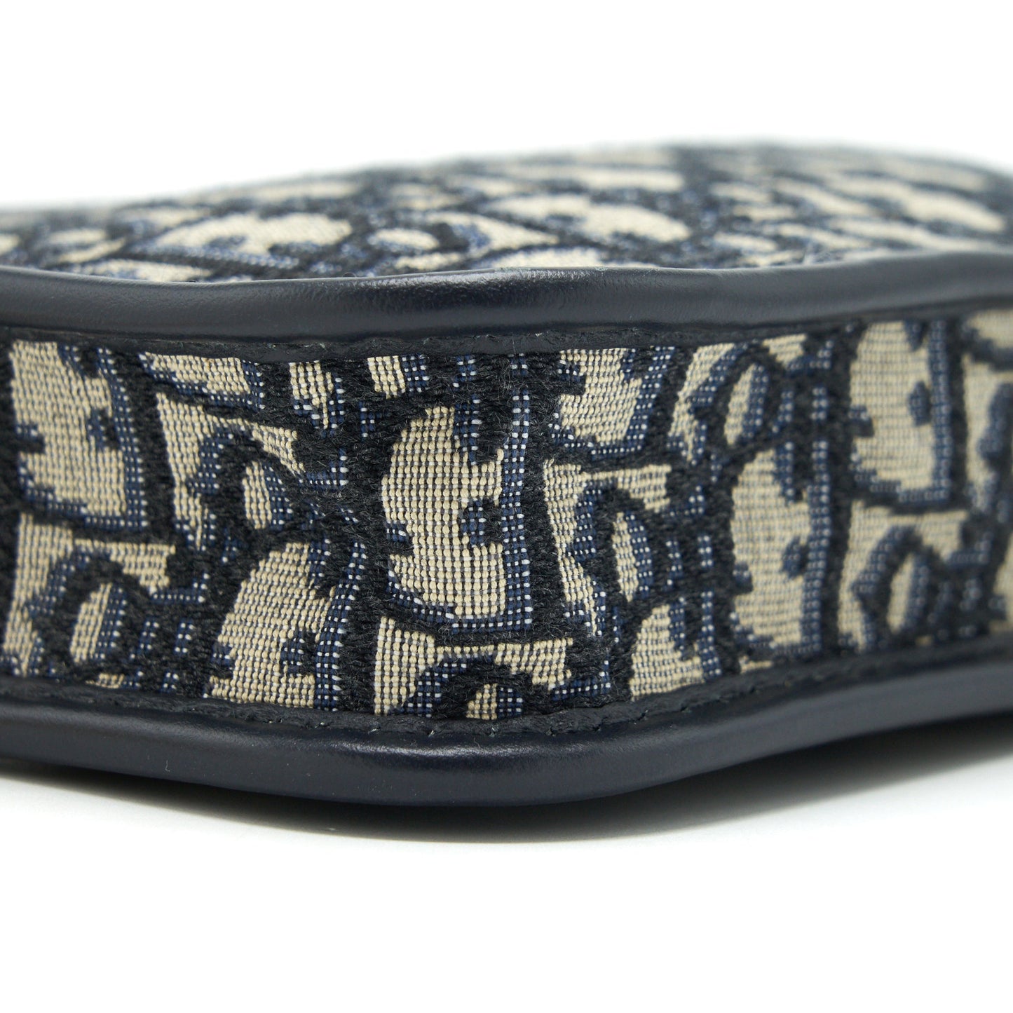 Dior Oblique diorquake clutch with extra woven logo bag strap