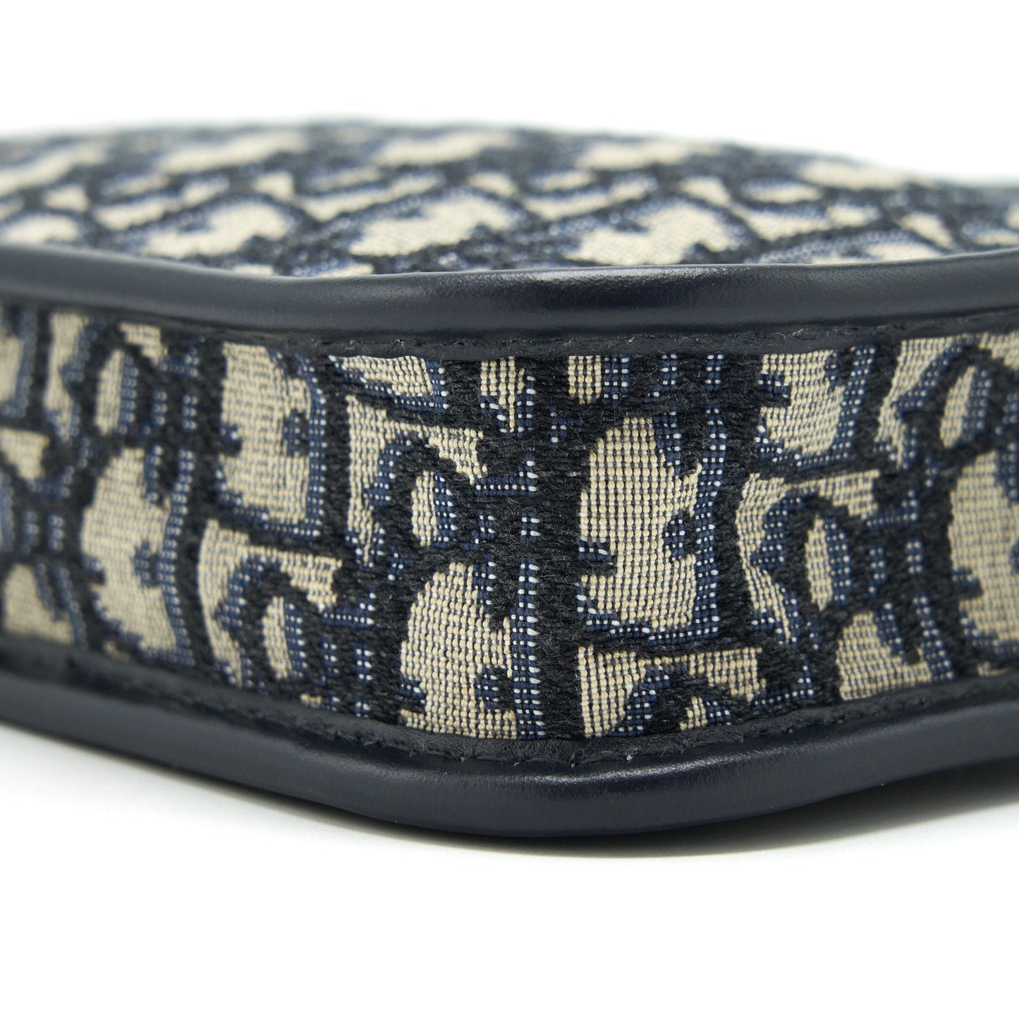 Dior Oblique diorquake clutch with extra woven logo bag strap