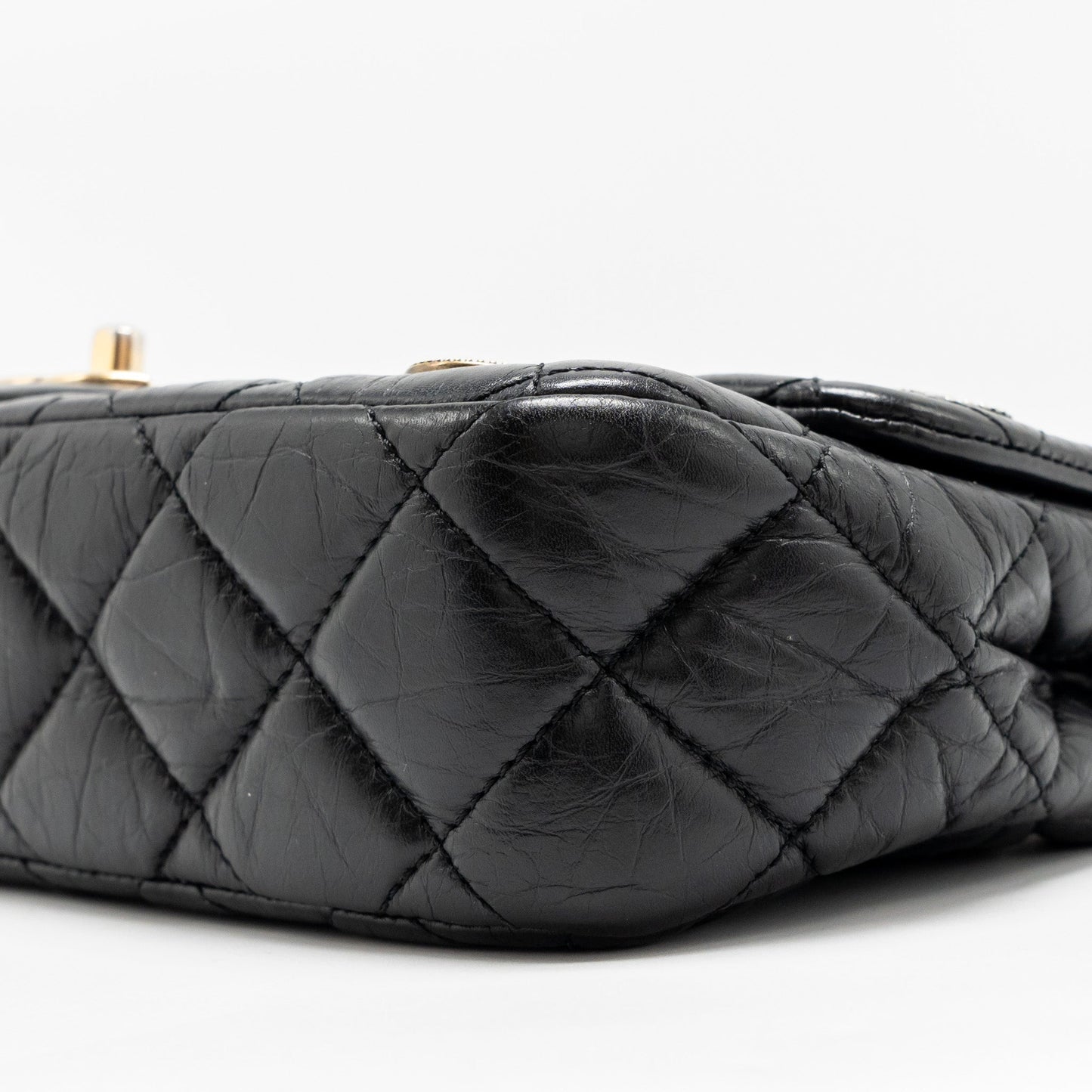 Chanel Medallion Quilted Flap Bag Aged Calfskin Black Multicolour Hardware