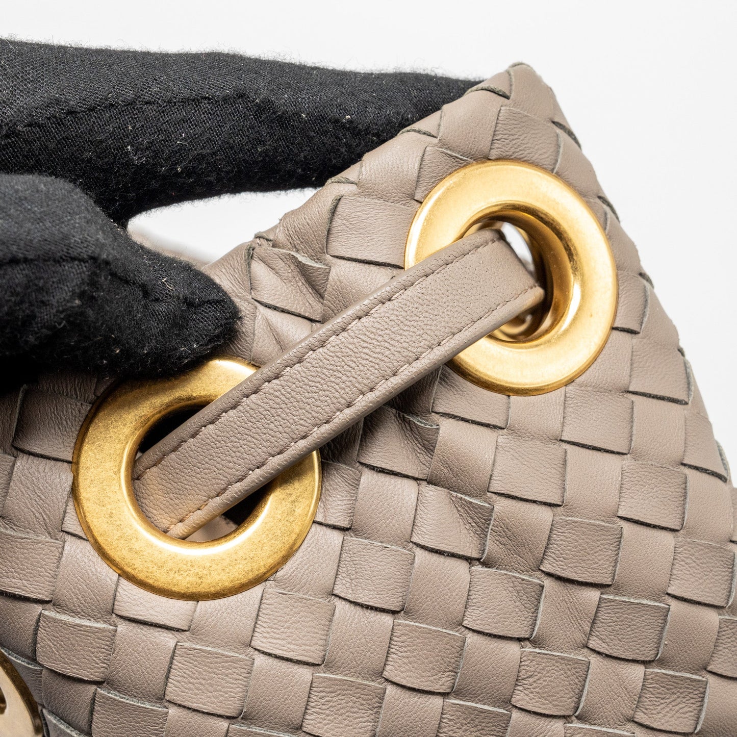 Bottega Veneta tote bag lambskin grey GHW