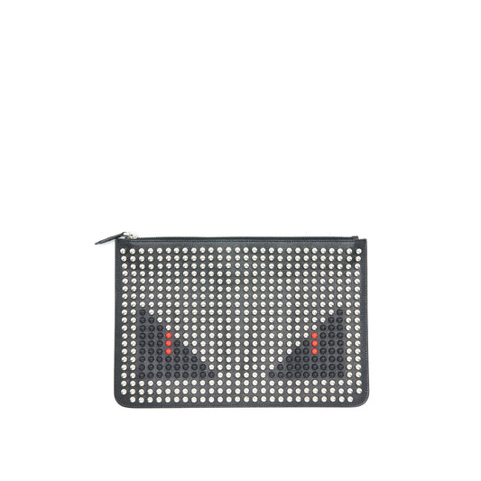 Fendi Studded Unisex Monster Clutch