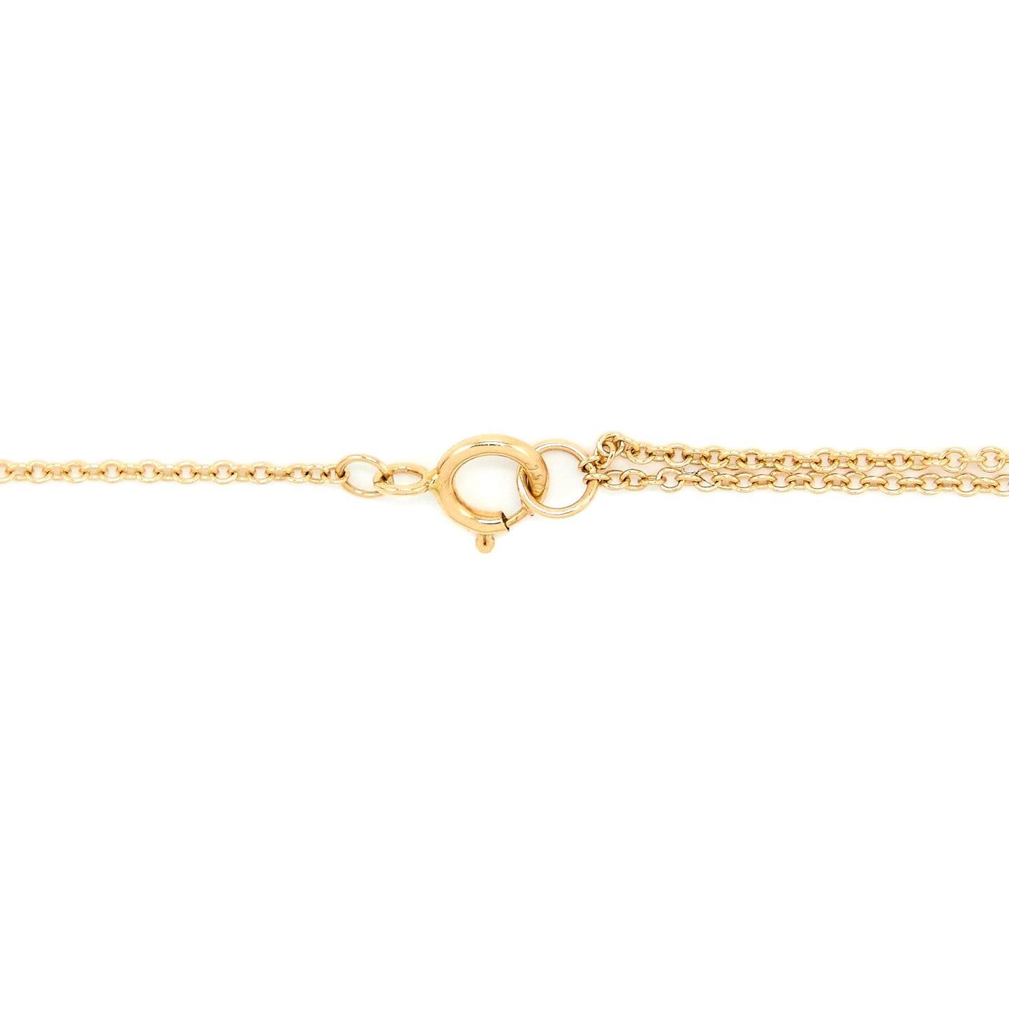 Tiffany Love Heart Tag Key Pendant Rose Gold