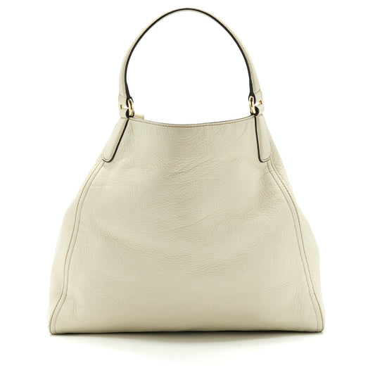 Gucci GG Disco Tote Bag White GHW