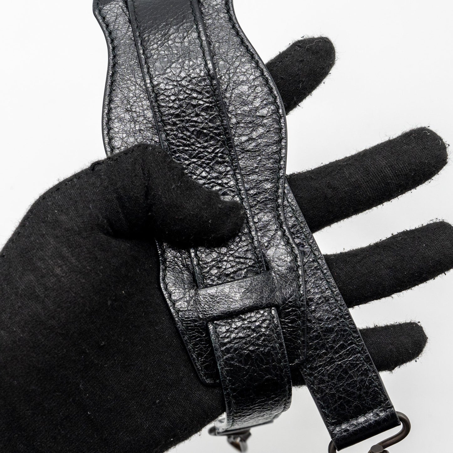 Balenciaga City Bag Calfskin Black Ruthenium Hardware