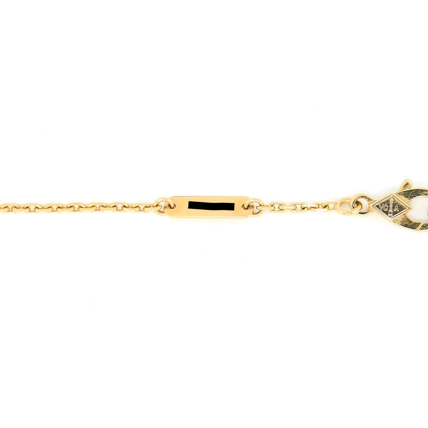 Van Cleef & Arpels Vintage Alhambra Pendant Carnellian Yellow gold