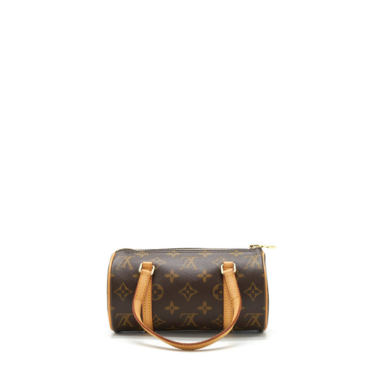 Louis Vuitton Vintage Papillon Mini 19 cm Monogram Canvas GHW