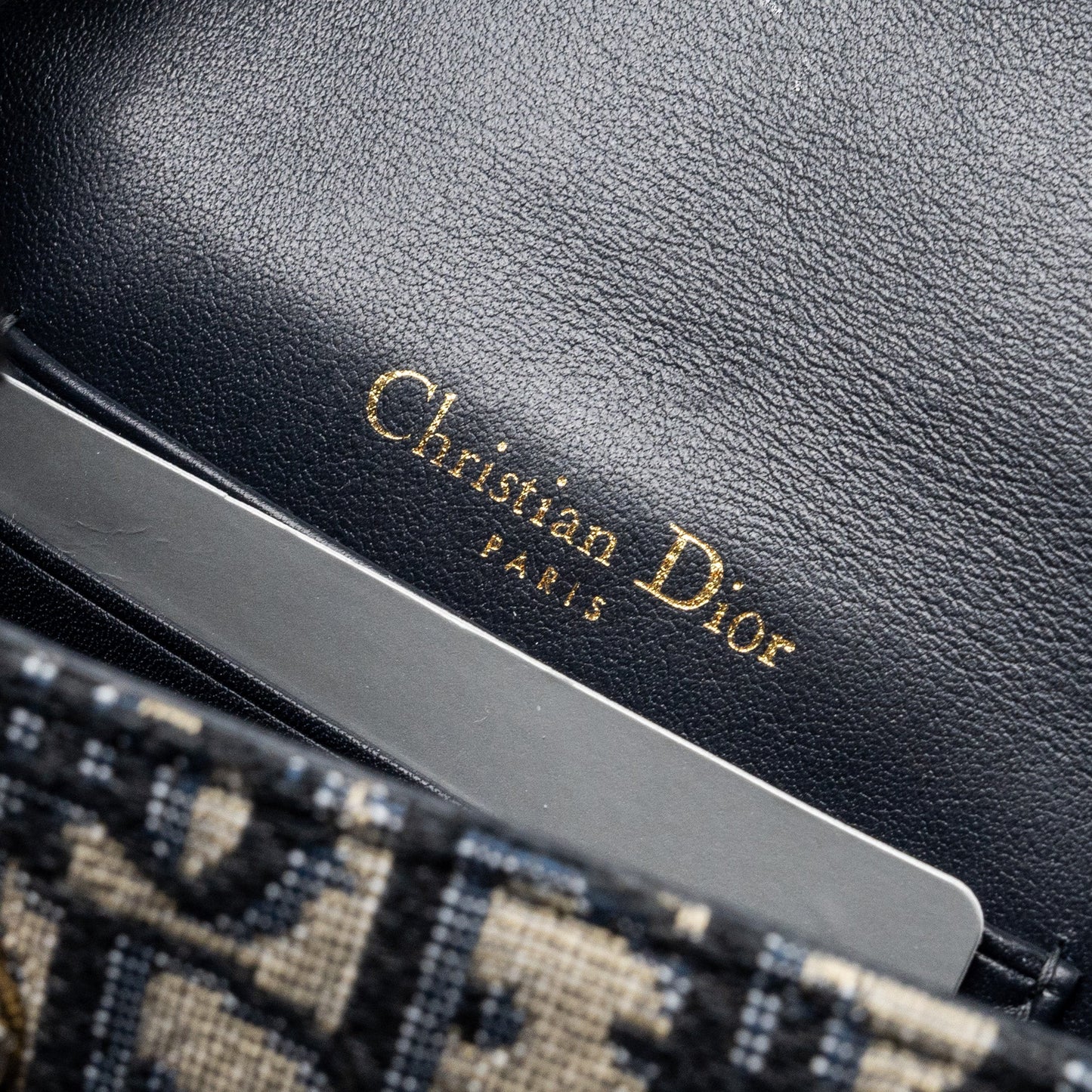 Dior Saddle belt pouch Oblique Jacquard blue GHW