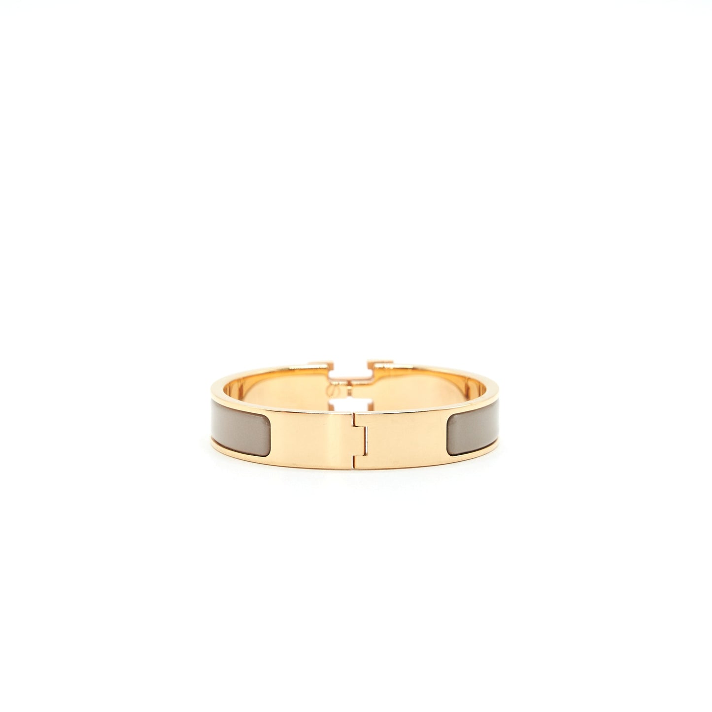 Herme Pop H bracelet Light Grey with RGHW