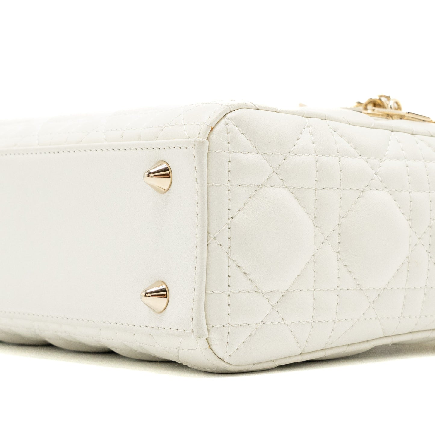 Dior Small Lady My ABCDior Lambskin White LGHW