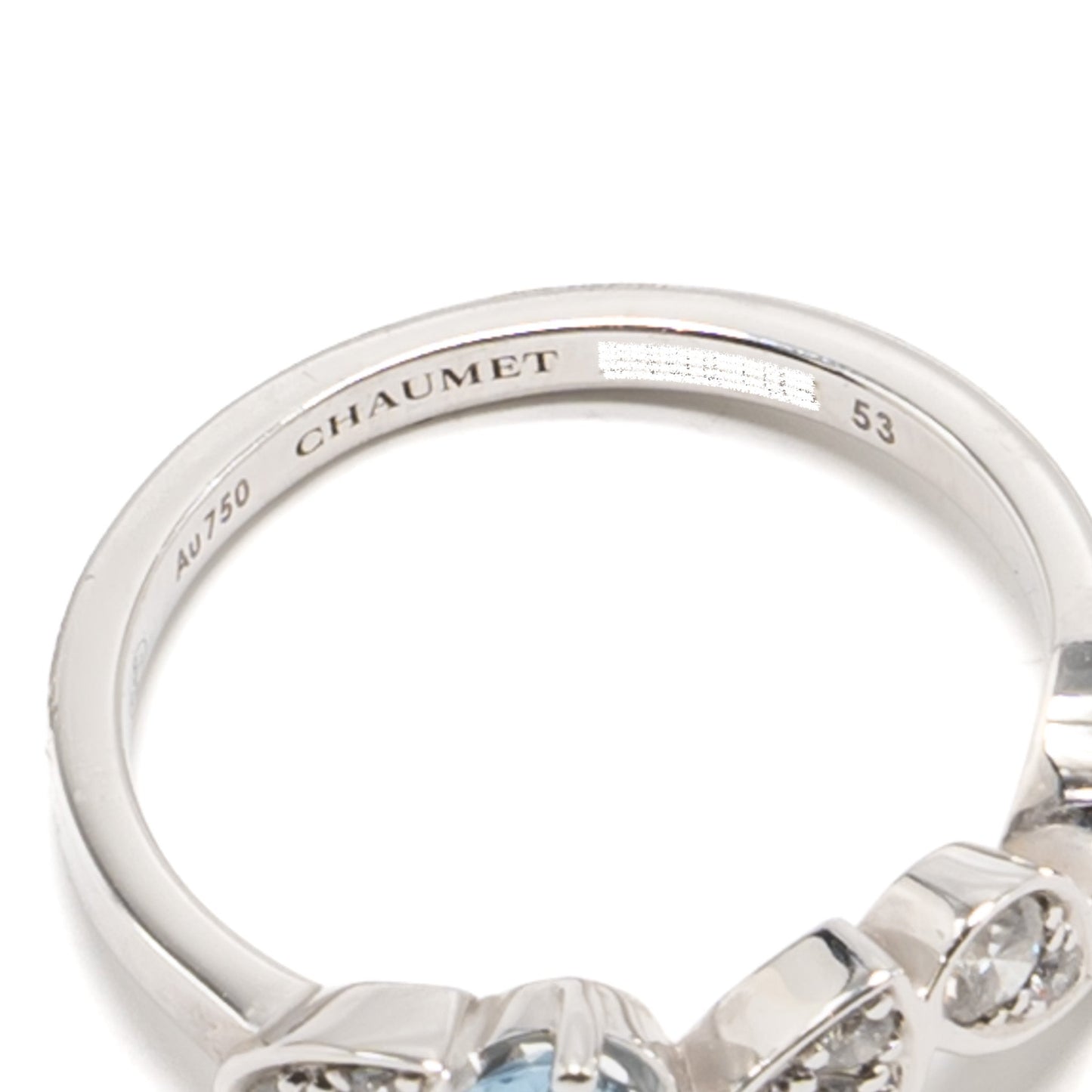 Chaumet size 53 Josephine ronde d’aigrettes ring white gold / diamonds
