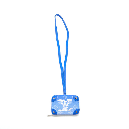 LOUIS VUITTON Monogram Clouds Card Holder With Strap