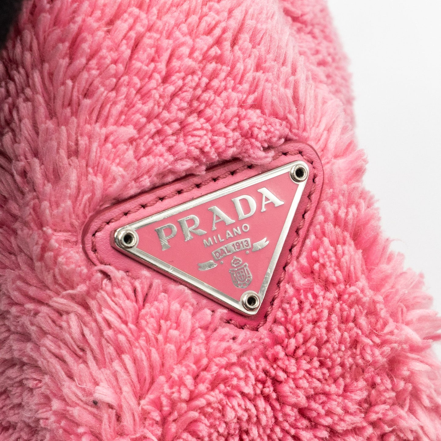 Prada Re-Edition 2000 Terry Mini Bag Pink SHW