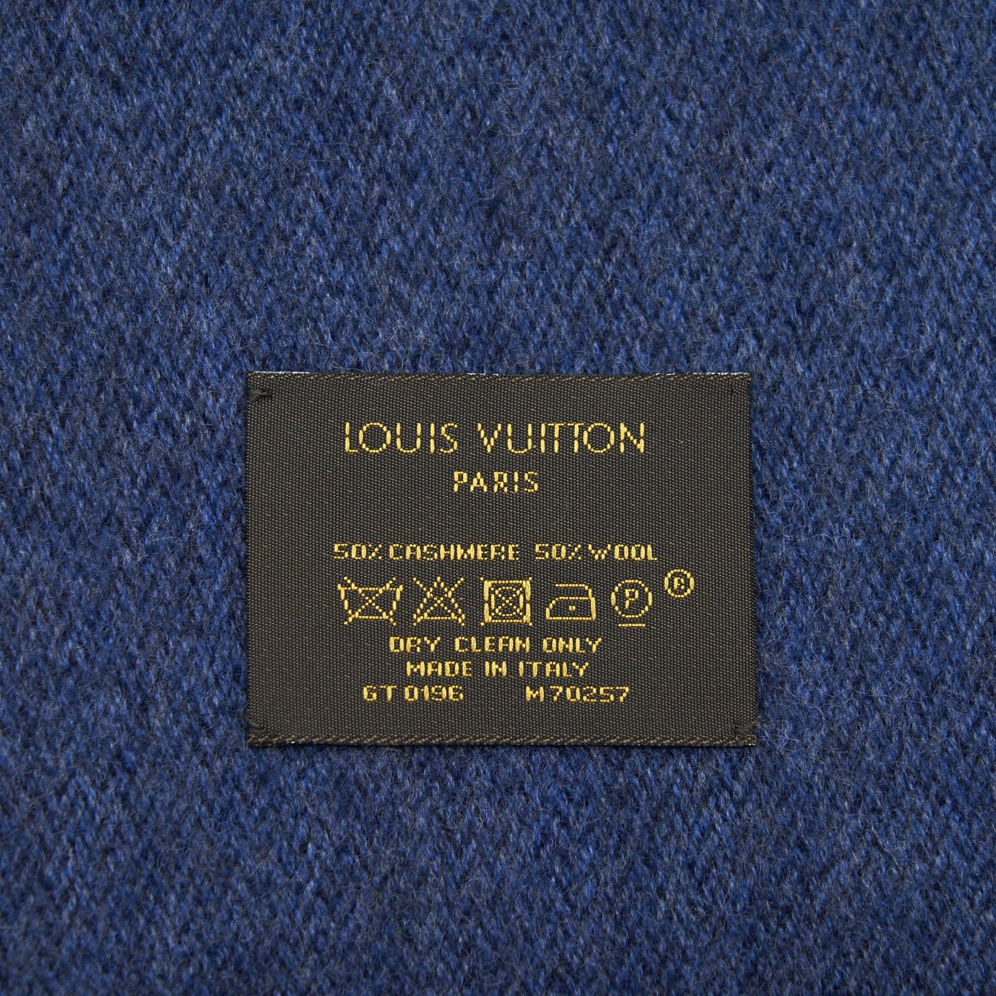 Louis Vuitton Monogram Gradient Scarf Navy Blue