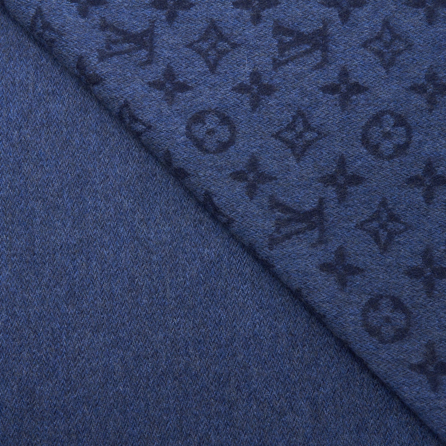 Louis Vuitton Monogram Gradient Scarf Navy Blue