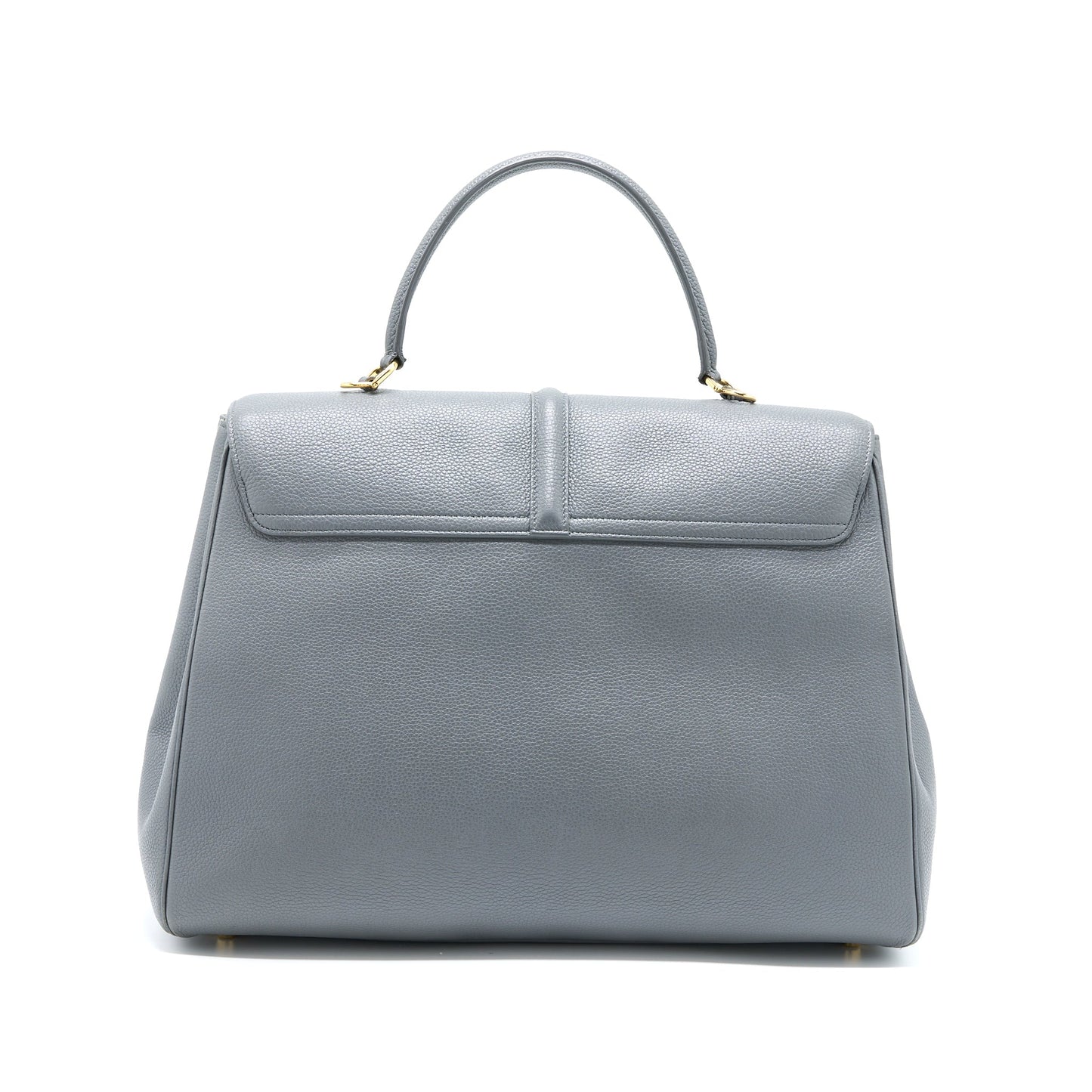 Celine 16 Bag Grained Calfskin Grey GHW