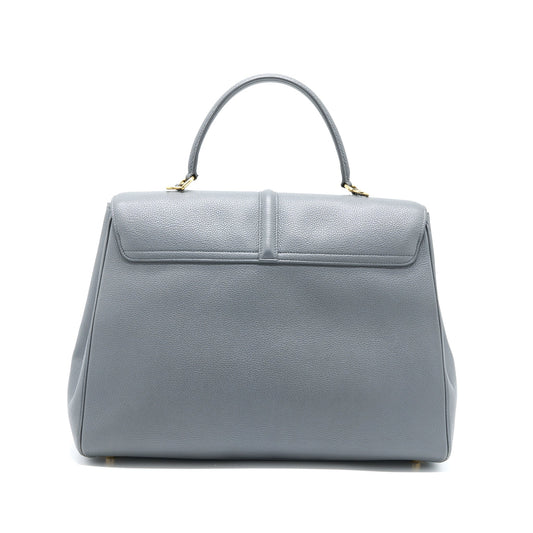 Celine 16 Bag Grained Calfskin Grey GHW