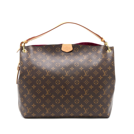 Louis Vuitton Graceful MM Monogram Canvas GHW (New Version)