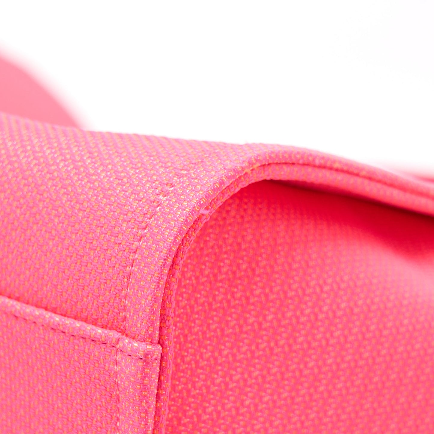 Chanel Deauville Tote Bag Hot Pink SHW