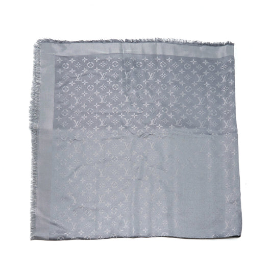 Louis Vuitton shine Scarves Grey Monogram