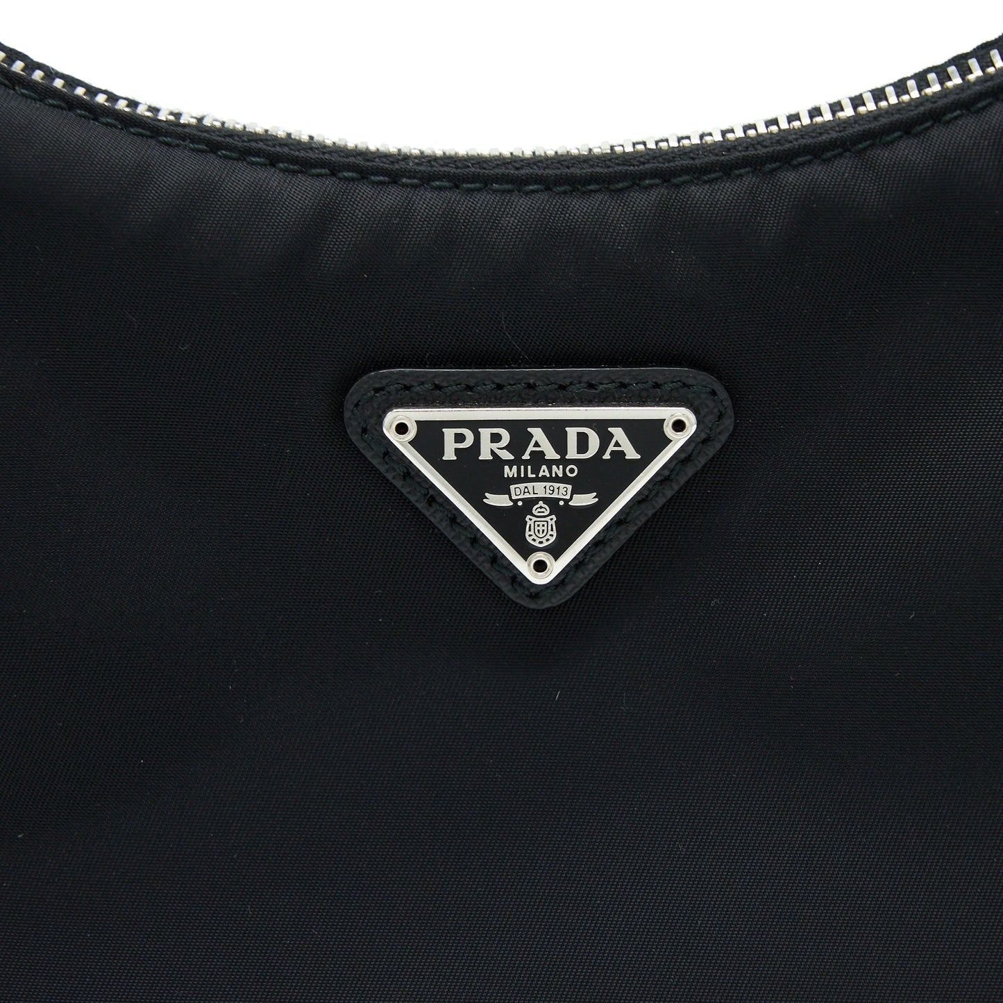 Prada Re-Edition 2005 Re-Nylon Bag Black SHW