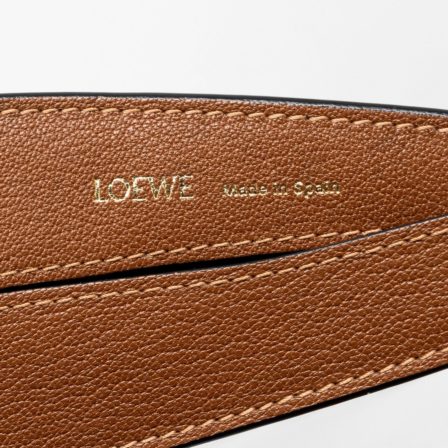 LOEWE Small Luna Bag Calfskin Pecan GHW