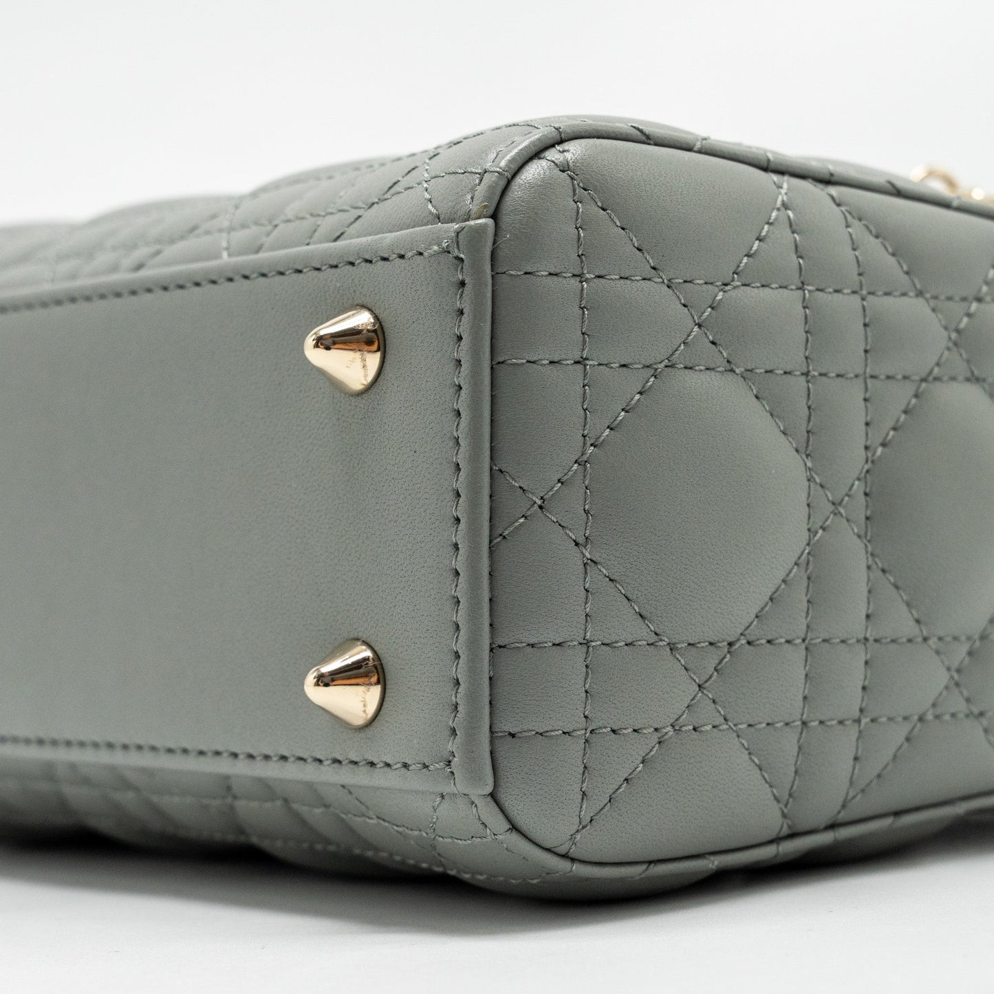 Dior My ABC Small Lady Dior Lambskin Light Grey LGHW