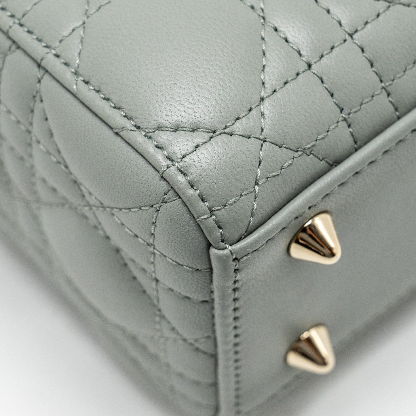 Dior My ABC Small Lady Dior Lambskin Light Grey LGHW