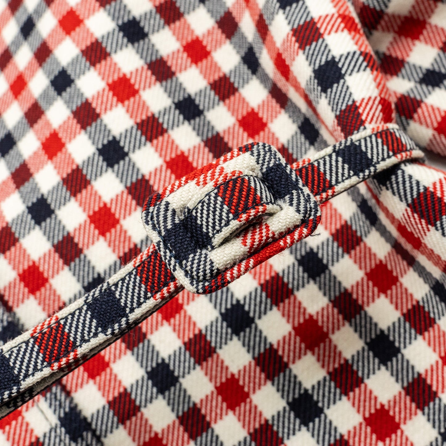 Dior size 34 Plaid Patterns jacket virgin wool Red/multicolour