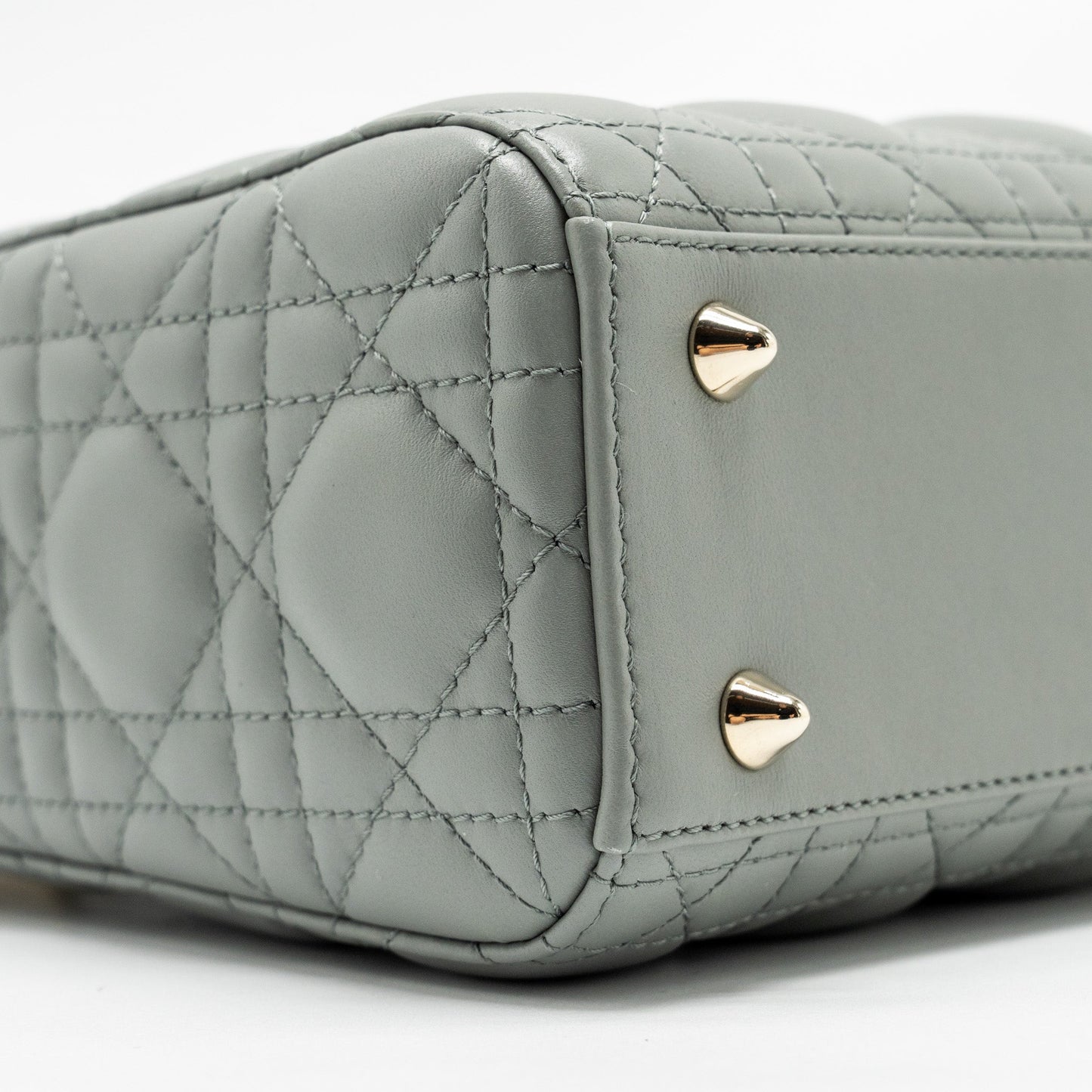 Dior My ABC Dior Small Lady Dior Lambskin Stone Grey LGHW