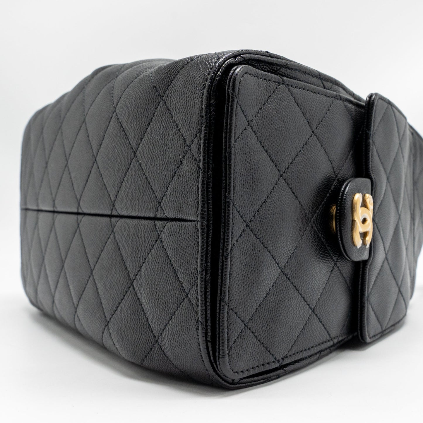 Chanel Small 25 Bag Caviar Black GHW (Microchip)