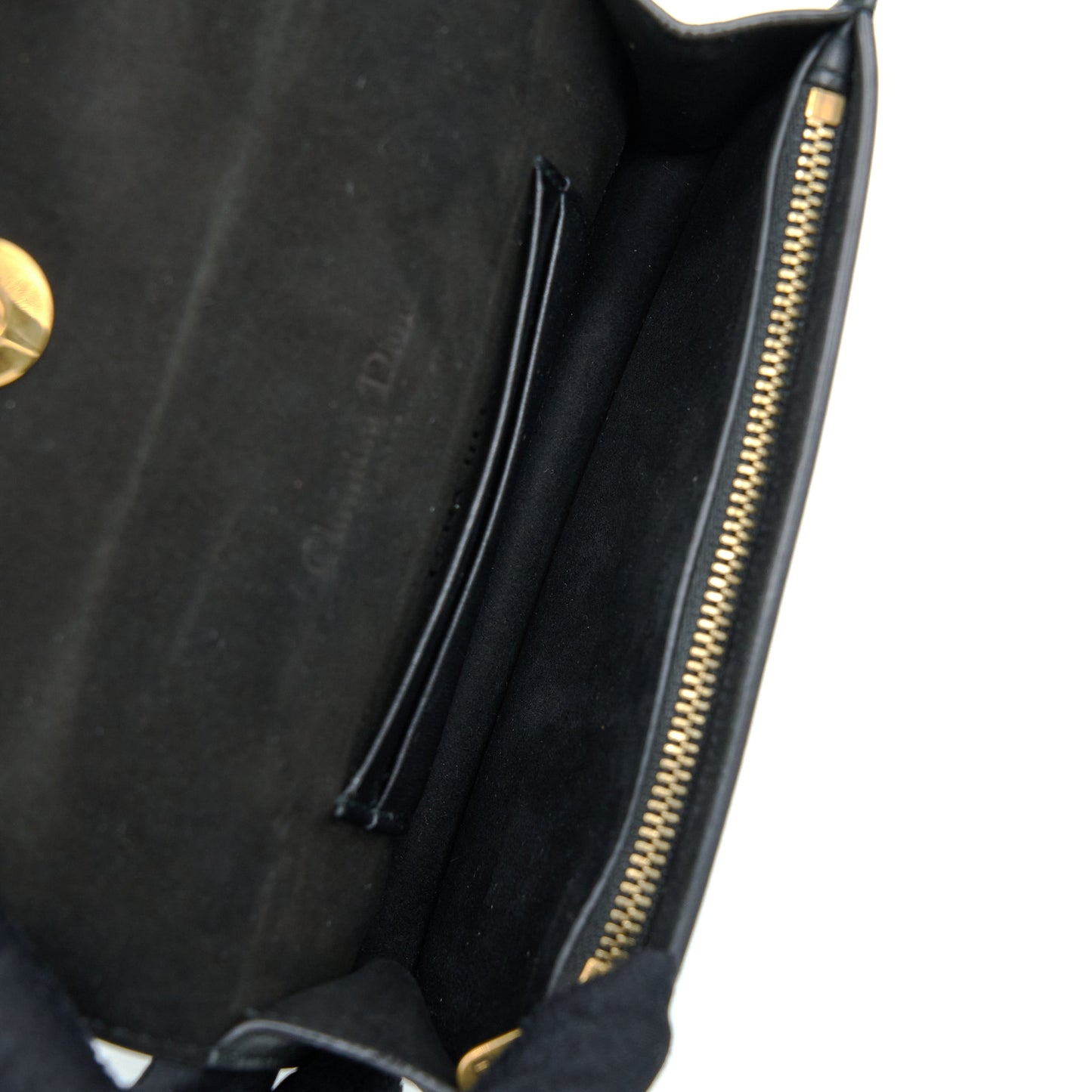 Dior Mini Saddle Belt Bag Calfskin Black GHW