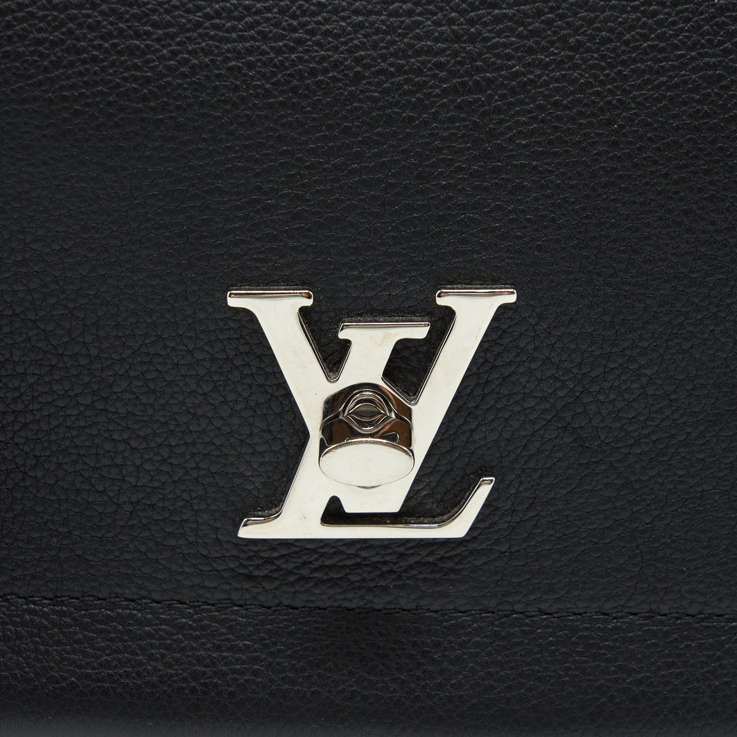 Louis Vuitton Lockme Bag Black SHW Year 2015