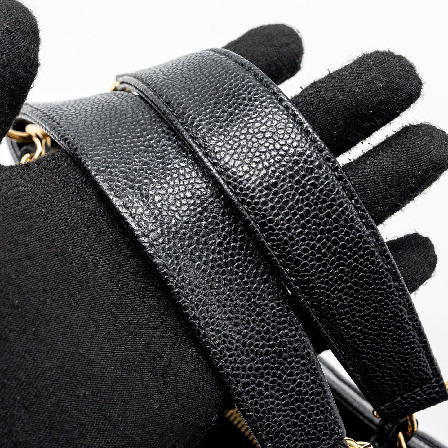 Chanel Grand Shopping Tote Bag caviar black GHW