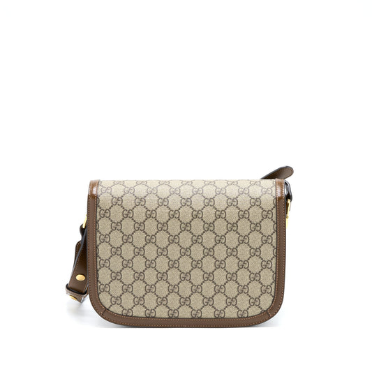 Gucci Horsebit 1955 Shoulder Bag GG Supreme GHW