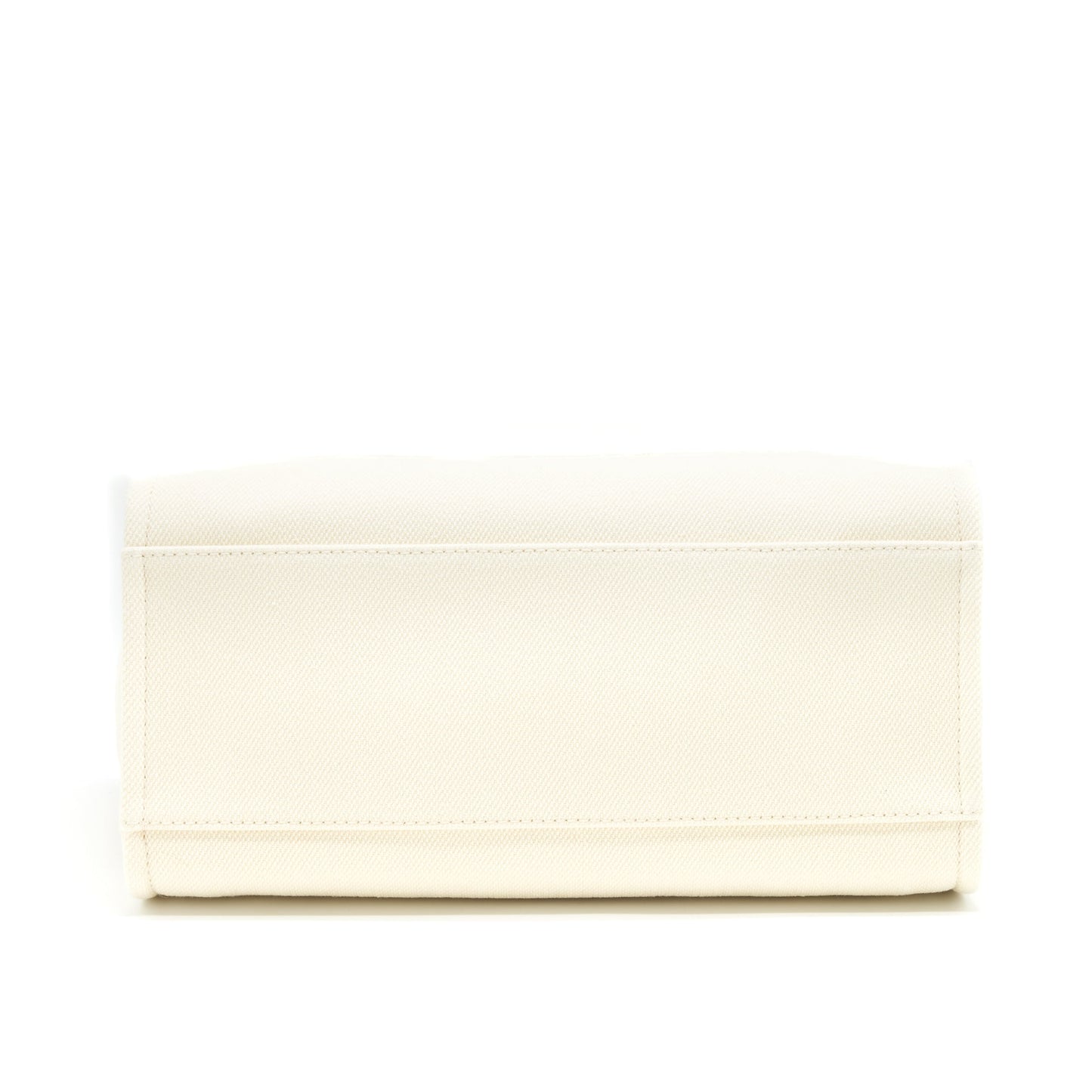Chanel Deauville Tote Bag In Creamy White/ Beige GHW