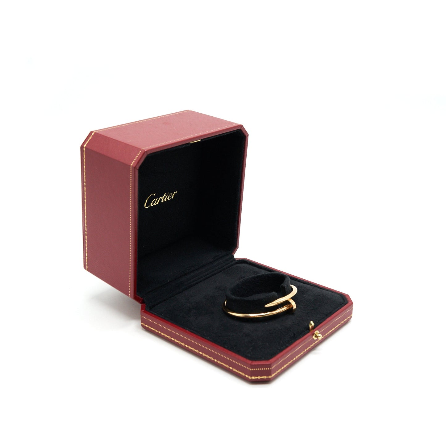 CARTIER Size 15 Juste Un Clou 18k Rose Gold Bracelet