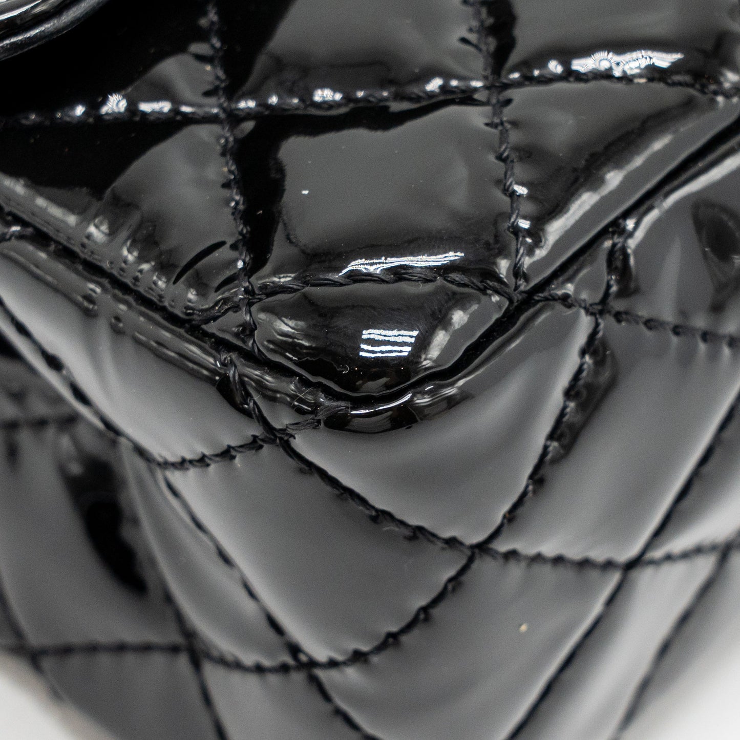 Chanel Mini 2.55 Reissue Patent SO Black