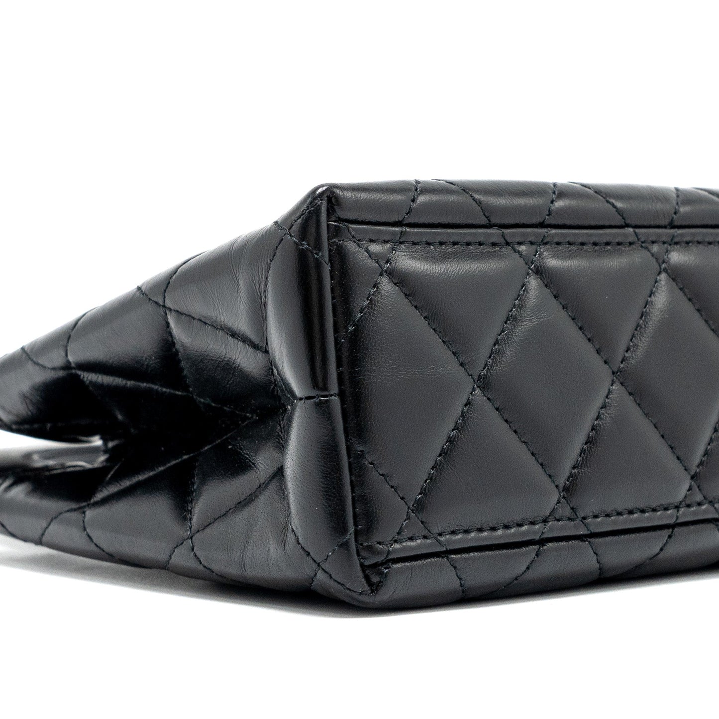 Chanel 23K Mini Shopping Tote Calfskin Black GHW(Microchip)
