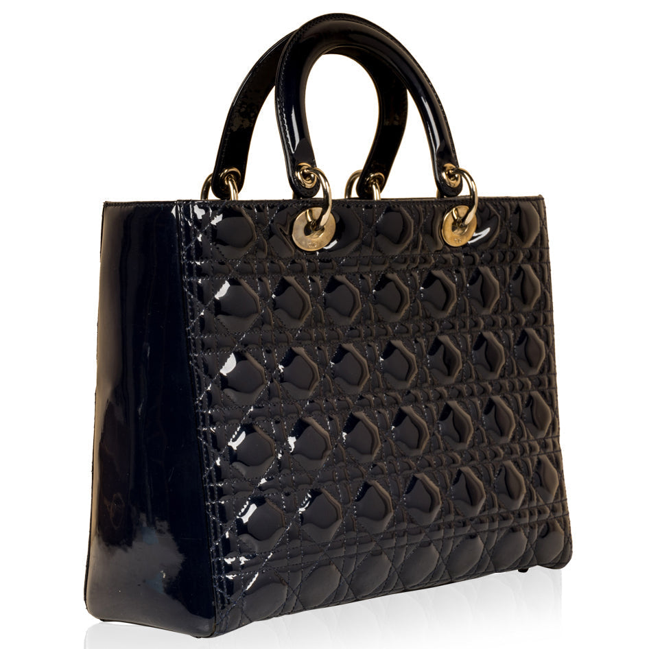 Luxury Dior Lady Luxury Dior - Large - Patent