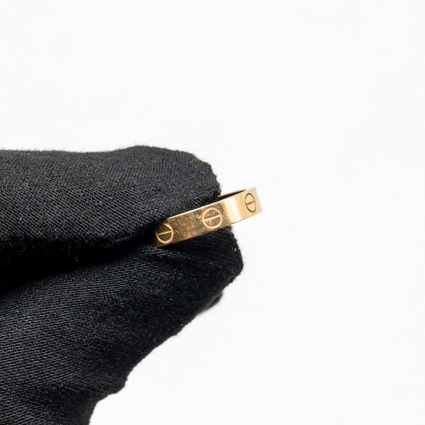 Cartier size 51 love wedding band 18k yellow gold