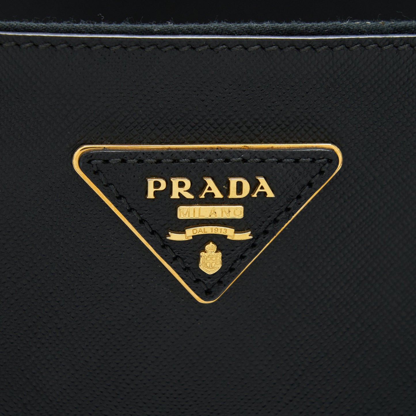 Prada Saffiano Large Tote Bag Black GHW