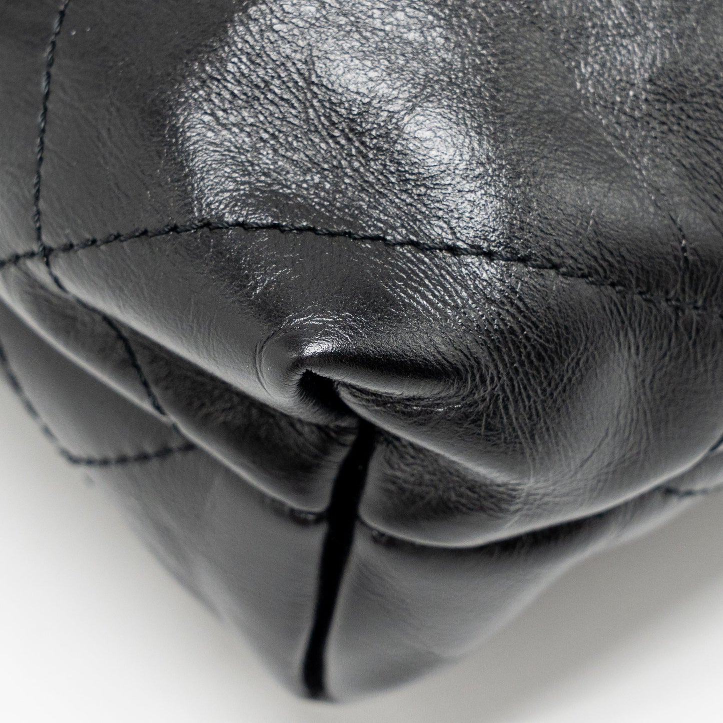 Chanel Mini 22 Bag Shiny Calfskin Black GHW (microchip)