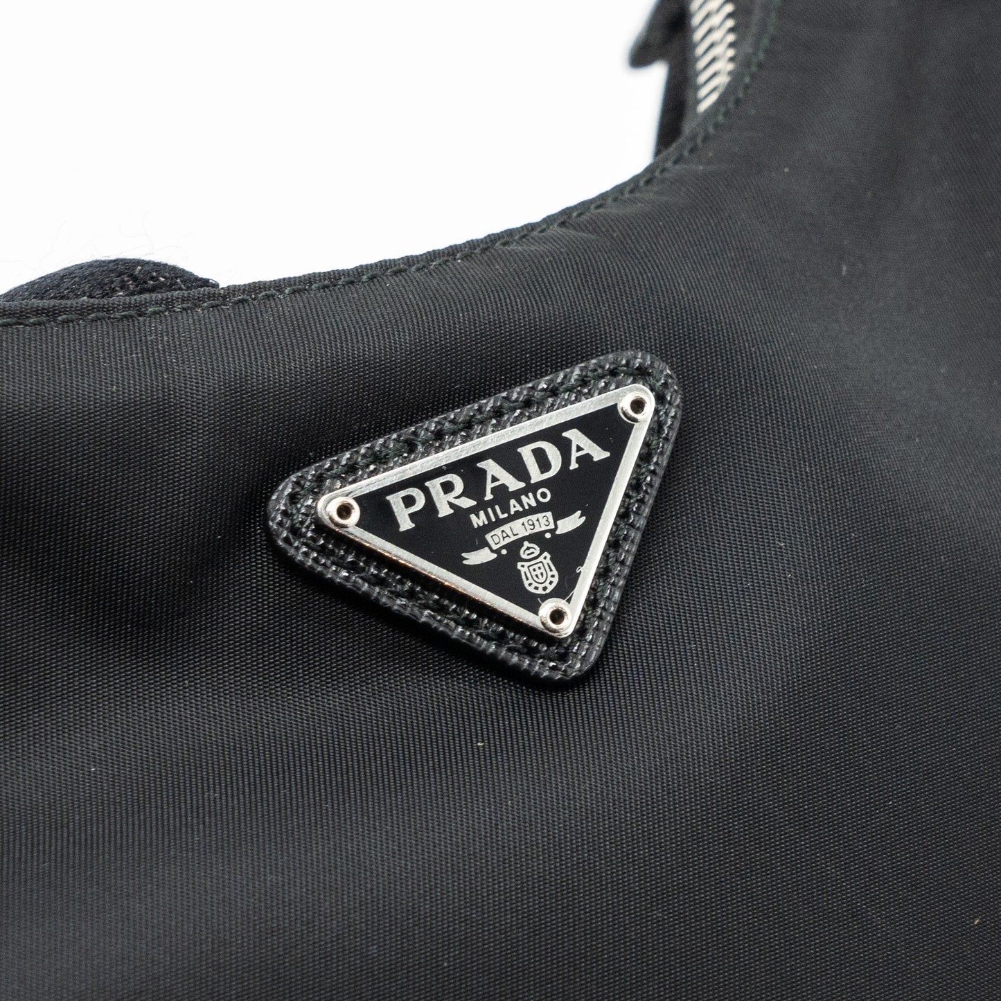 Prada re-edition 2005 re-nylon bag black SHW