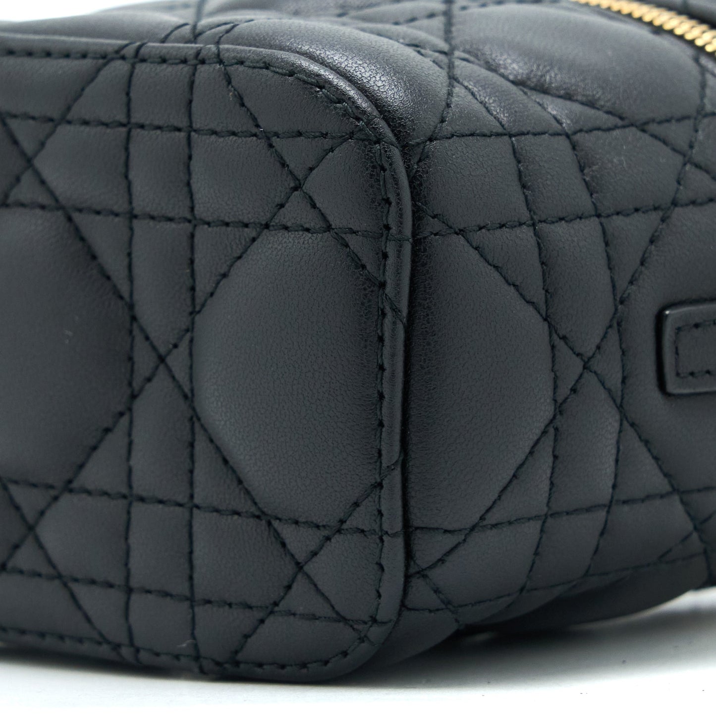 Dior Micro Lady Dior Vanity Case Lambskin Black LGHW