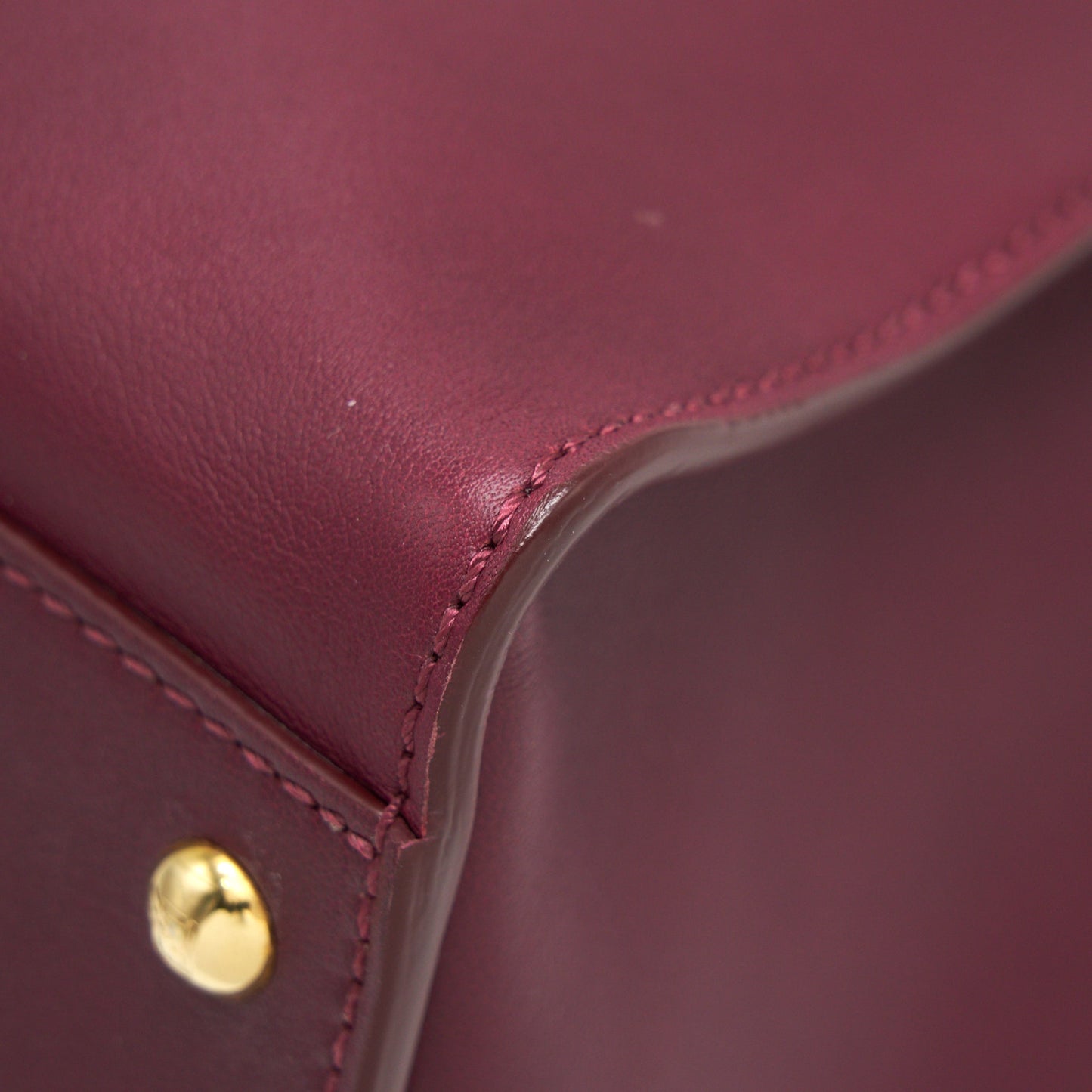 Fendi large Peekaboo Tote Bag Dark Red